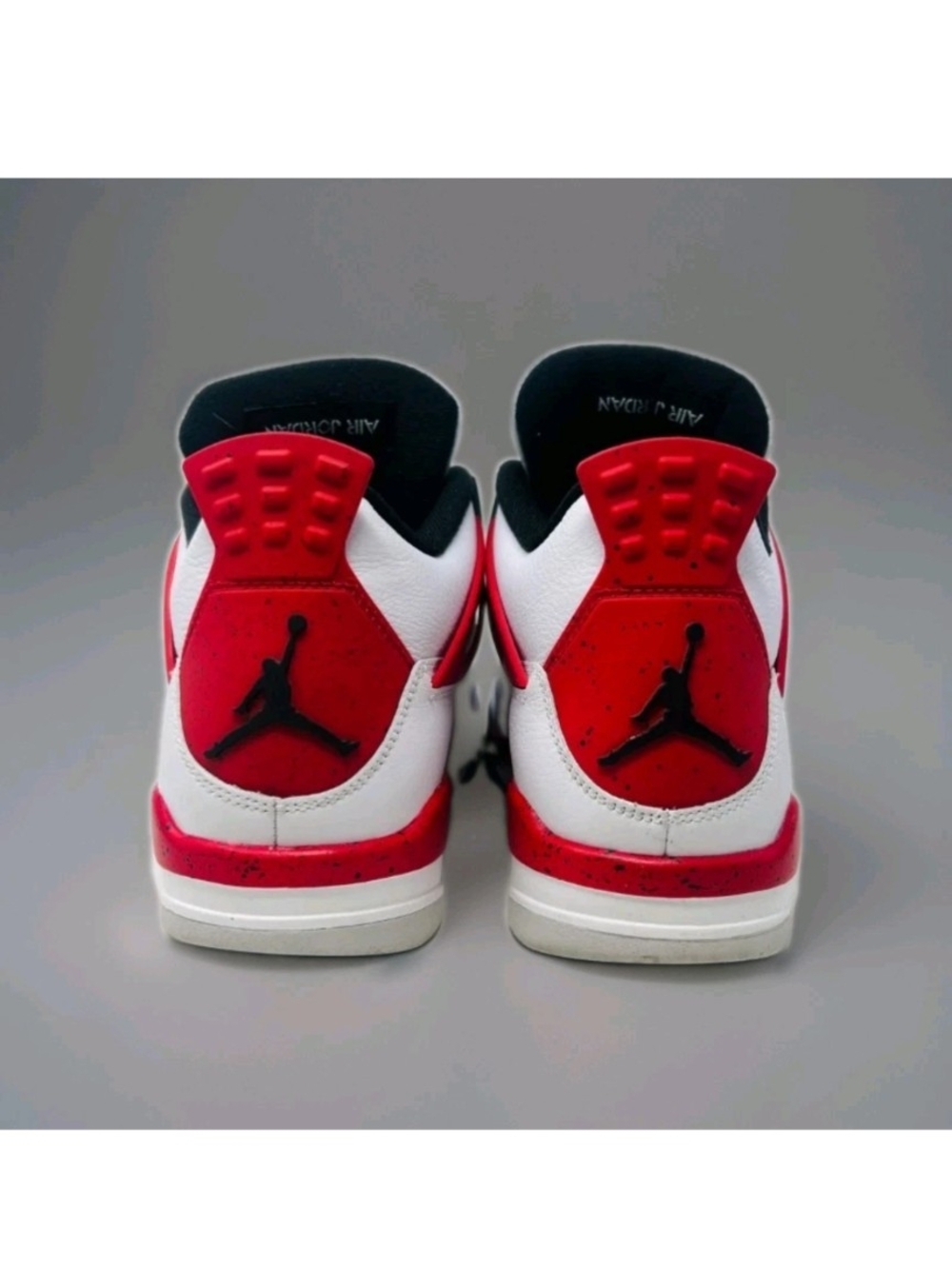 Jordan 4 IV Retro Red Cement White Black DH6927-161 Men's 9.5 Og All - Picture 5 of 14